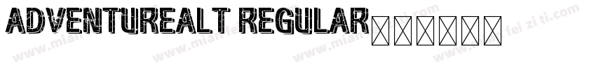 AdventureAlt Regular字体转换
